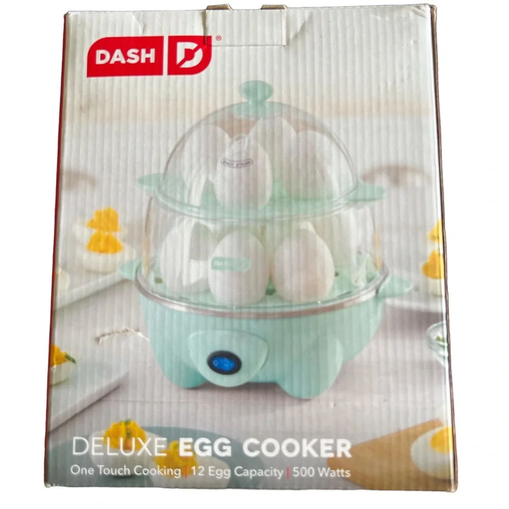 DASH Deluxe Rapid Egg Cooker for Hard Boiled, Poached, Scrambled Eggs, Omelets‎